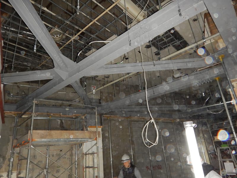 京福電鉄帷子ノ辻駅ビル駅舎部耐震補強工事　2期工事