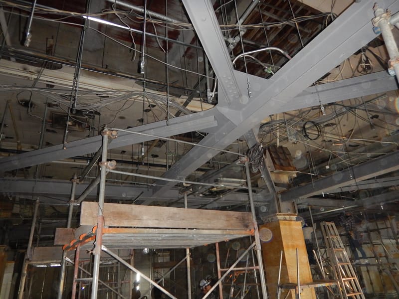 京福電鉄帷子ノ辻駅ビル駅舎部耐震補強工事　2期工事