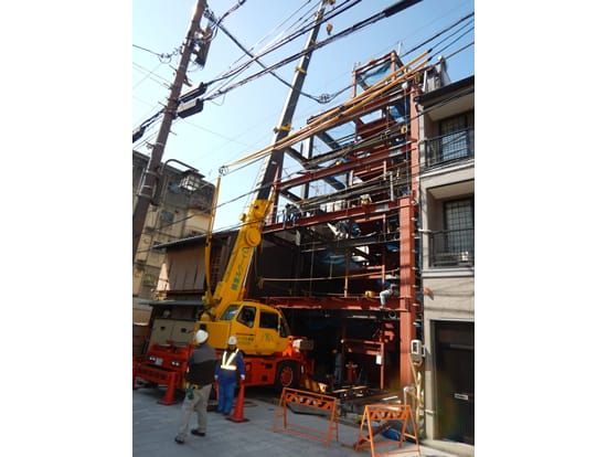 宮川町のお茶屋併用住宅新築工事