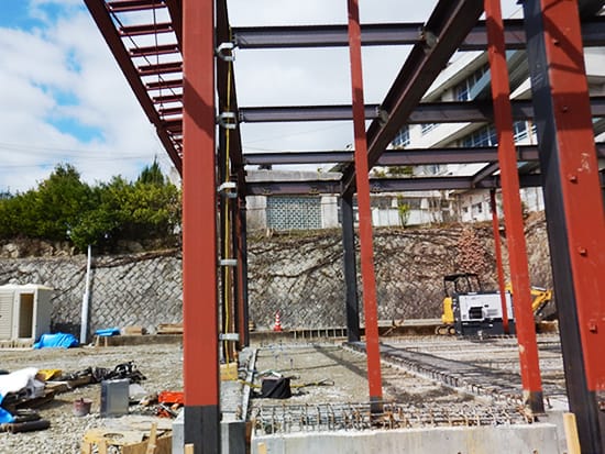 さとおか防災コミュニティセンター新築工事