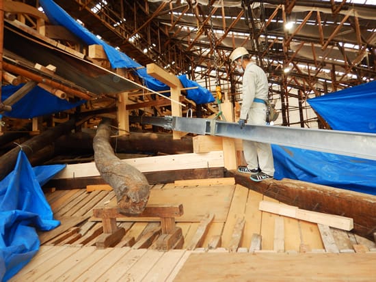 某重要文化財保存修理工事