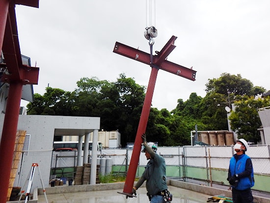 南山城学園障碍者支援移設紡多床室改修増築工事