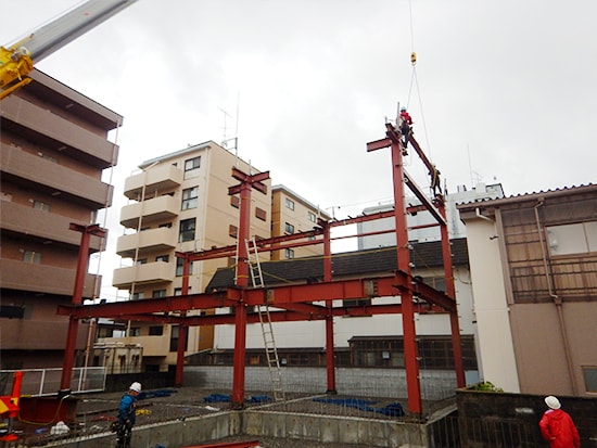 南区上鳥羽高畠町倉庫新築工事