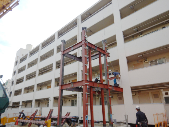 府営住宅西大久保団地（第19号棟）エレベーター棟増築工事