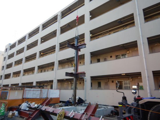 府営住宅西大久保団地（第14号棟）エレベーター棟増築工事