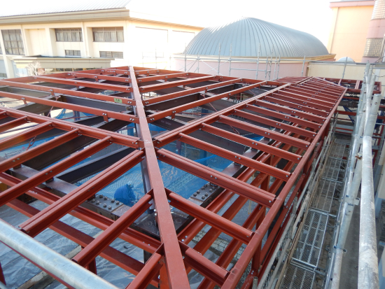 令和4年度　精華西中学校給食配膳室増築工事