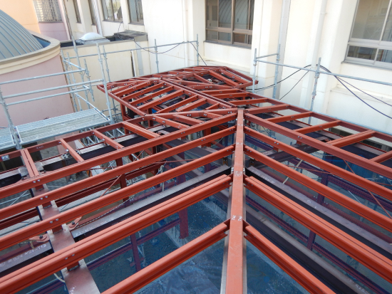 令和4年度　精華西中学校給食配膳室増築工事