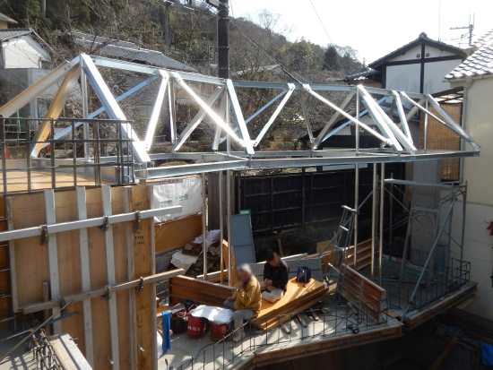 蛍家新築工事