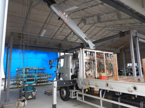 NKE株式会社 テント倉庫内作業所改修計画