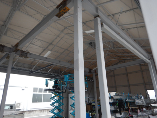 NKE株式会社 テント倉庫内作業所改修計画