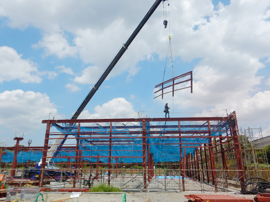 (仮称)鶴見緑地公園南第一駐車場AOD新築工事