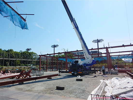 (仮称)鶴見緑地公園南第一駐車場AOD新築工事