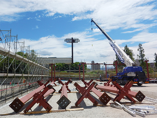 (仮称)鶴見緑地公園南第一駐車場AOD新築工事