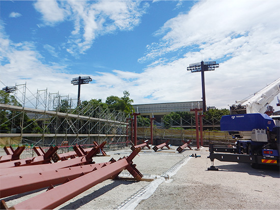 (仮称)鶴見緑地公園南第一駐車場AOD新築工事