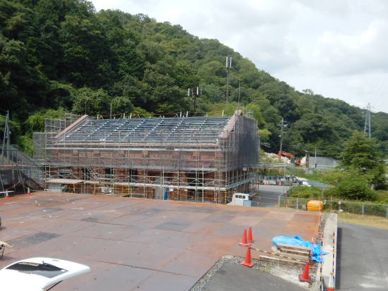大戸川発電所全面改良工事のうち建物工事